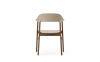 NORMANN COPENHAGEN krzesło z podłokietnikami HERIT dymiony dąb/piaskowe