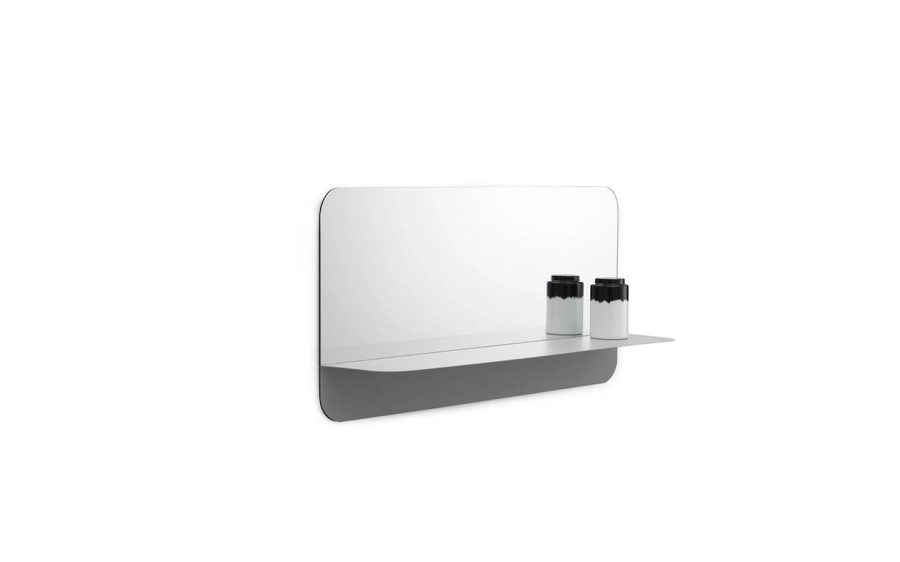 NORMANN COPENHAGEN lustro HORIZON poziome szare
