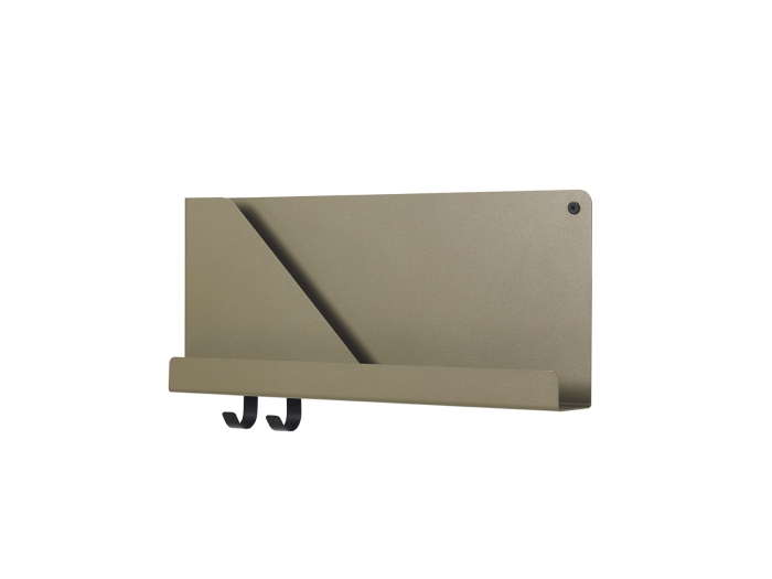 oliwkowa półka MUUTO półka FOLDED SHELVES