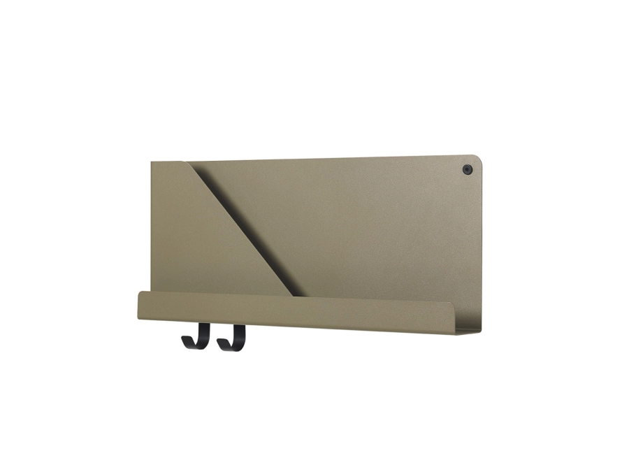 oliwkowa półka MUUTO półka FOLDED SHELVES