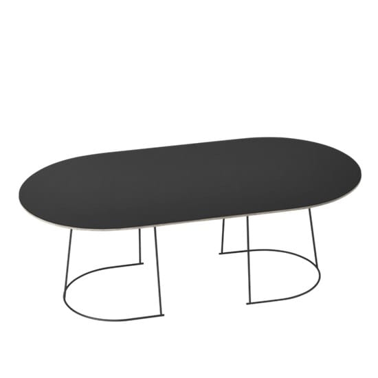 MUUTO stolik Airy L, czarny
