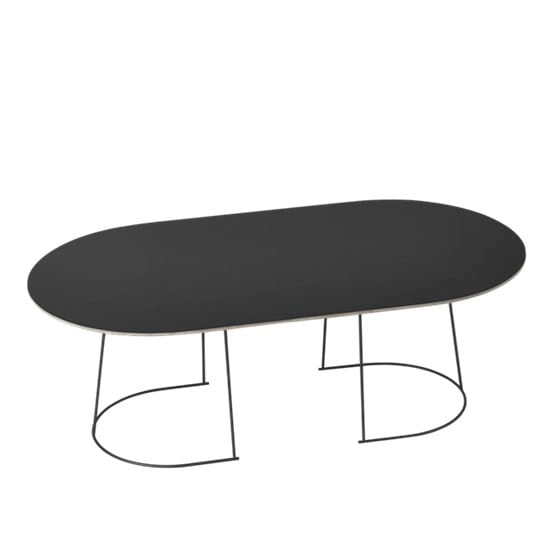 MUUTO stolik Airy L, czarny