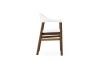 NORMANN COPENHAGEN krzesło z podłokietnikami tapicerowane HERIT dymiony dąb/białe