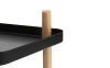 NORMANN COPENHAGEN stolik / barek na kółkach BLOCK jesion/czarny