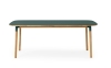 NORMANN COPENHAGEN stół FORM 95x200 zielony