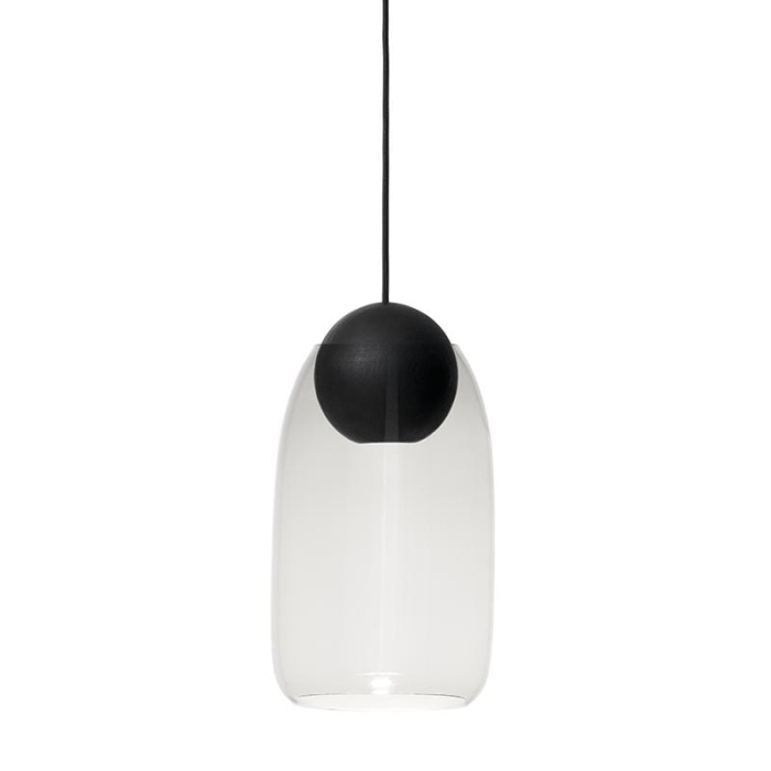 MATER lampa wisząca LIUKU BALL ze szklanym kloszem