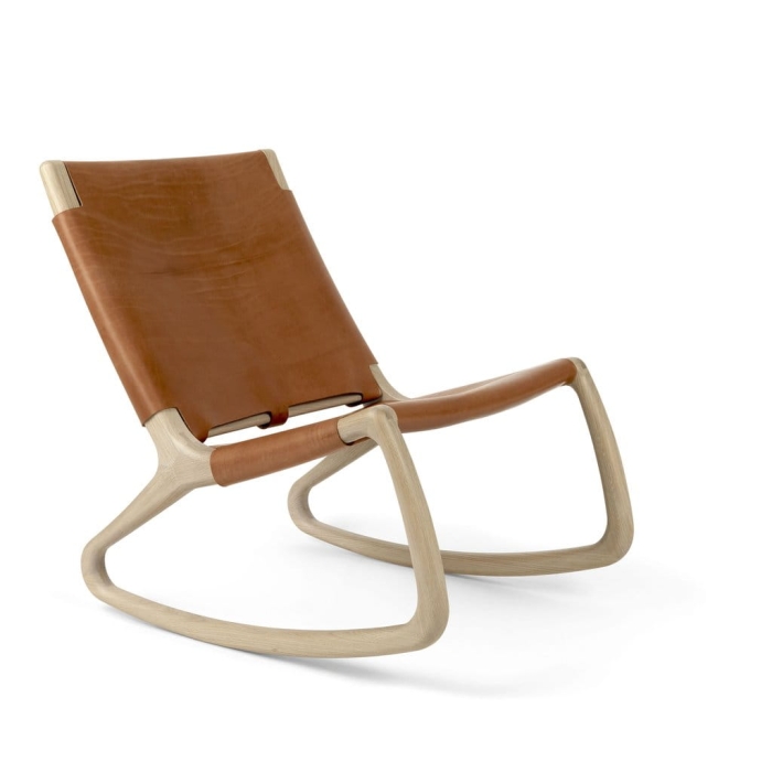 MATER fotel bujany ROCKER whiskey