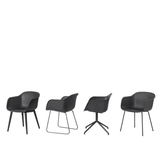 MUUTO krzesło z podłokietnikami FIBER SLED