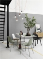 MUUTO krzesło FIBER SIDE WOOD