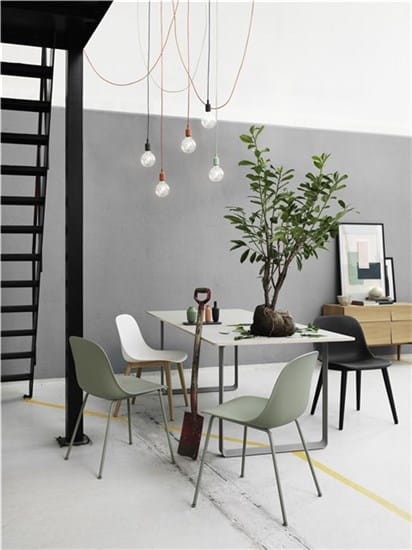 MUUTO krzesło FIBER SIDE WOOD