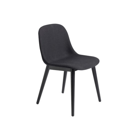 MUUTO krzesło tapicerowane FIBER SIDE WOOD