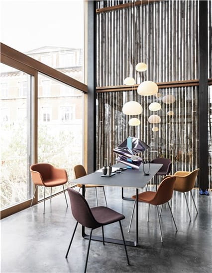 MUUTO krzesło FIBER SIDE WOOD