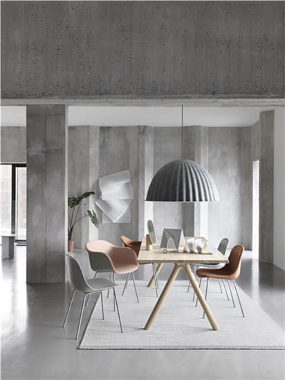 MUUTO krzesło FIBER SIDE WOOD