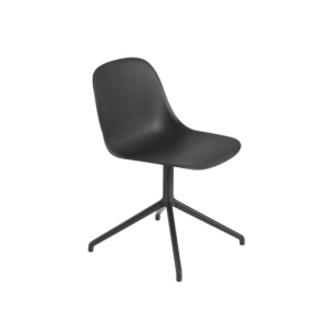 MUUTO krzesło obrotowe FIBER SIDE SWIVEL czarne
