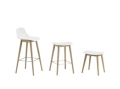 MUUTO stołek barowy FIBER WOOD