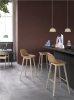 MUUTO stołek barowy tapicerowany FIBER WOOD