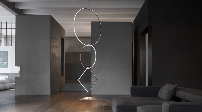 FLOS lampa wisząca ARRANGEMENTS ROUND MEDIUM
