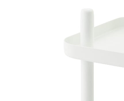 NORMANN COPENHAGEN stolik / barek na kółkach BLOCK biały