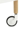 NORMANN COPENHAGEN stolik / barek na kółkach BLOCK jesion/biały