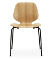 NORMANN COPENHAGEN krzesło MY czarna stal różne kolory