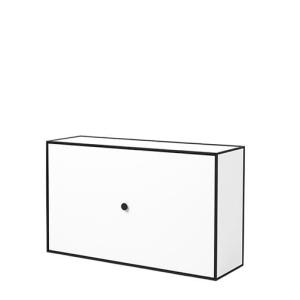 BY LASSEN szafka na buty FRAME biała
