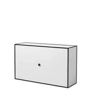 BY LASSEN szafka na buty FRAME jasna szarość