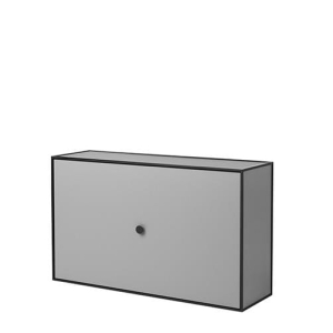 BY LASSEN szafka na buty FRAME ciemna szarość