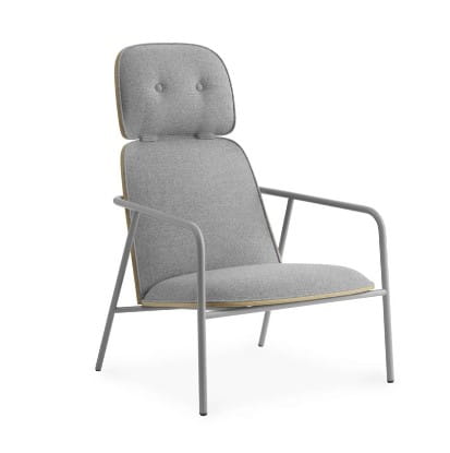NORMANN COPENHAGEN fotel PAD HIGH dąb/szary