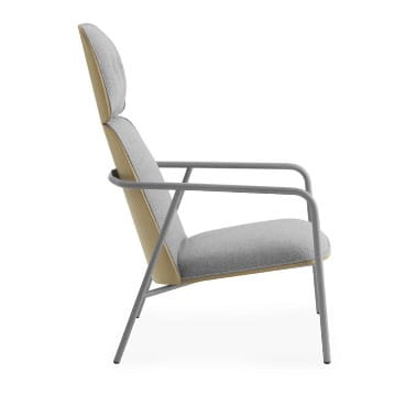 NORMANN COPENHAGEN fotel PAD HIGH dąb/szary