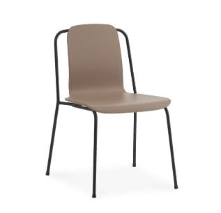 NORMANN COPENHAGEN krzesło STUDIO brązowe