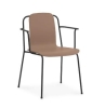 NORMANN COPENHAGEN krzesło z podłokietnikami STUDIO brązowe