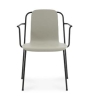 NORMANN COPENHAGEN krzesło z podłokietnikami STUDIO szare