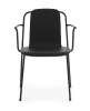 NORMANN COPENHAGEN krzesło z podłokietnikami STUDIO czarne