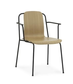 NORMANN COPENHAGEN krzesło z podłokietnikami STUDIO naturalny dąb
