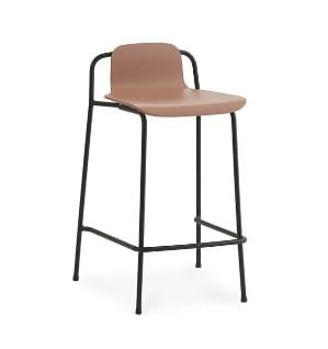 NORMANN COPENHAGEN krzesło barowe STUDIO 65 brązowe