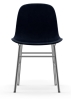 NORMANN COPENHAGEN krzesło tapicerowane FORM STEEL chrom