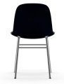 NORMANN COPENHAGEN krzesło tapicerowane FORM STEEL chrom