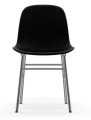 NORMANN COPENHAGEN krzesło tapicerowane FORM STEEL chrom