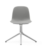 NORMANN COPENHAGEN krzesło obrotowe FORM SWIVEL 4L aluminium/szare