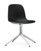 NORMANN COPENHAGEN krzesło obrotowe FORM SWIVEL 4L aluminium/czarne