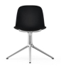 NORMANN COPENHAGEN krzesło obrotowe FORM SWIVEL 4L aluminium/czarne