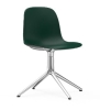 NORMANN COPENHAGEN krzesło obrotowe FORM SWIVEL 4L aluminium/zielone