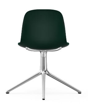 NORMANN COPENHAGEN krzesło obrotowe FORM SWIVEL 4L aluminium/zielone