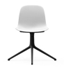 NORMANN COPENHAGEN krzesło obrotowe FORM SWIVEL 4L czarne/białe