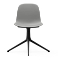 NORMANN COPENHAGEN krzesło obrotowe FORM SWIVEL 4L czarne/szare