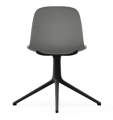 NORMANN COPENHAGEN krzesło obrotowe FORM SWIVEL 4L czarne/szare
