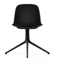 NORMANN COPENHAGEN krzesło obrotowe FORM SWIVEL 4L czarne