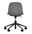 NORMANN COPENHAGEN krzesło na kółkach z regulacją wysokości FORM SWIVEL 5W czarne/szare