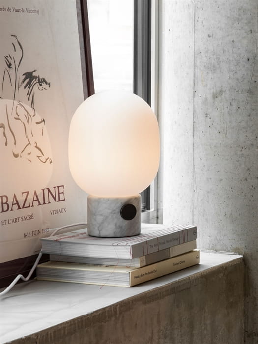 MENU lampa stołowa JWDA biały marmur