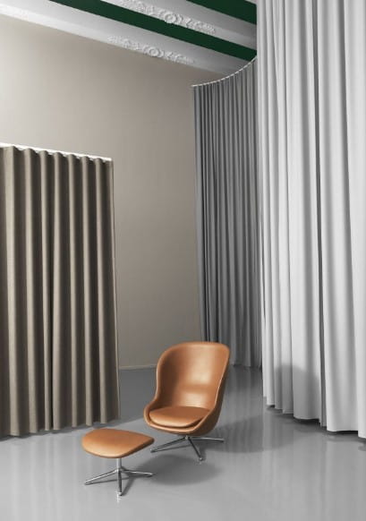 NORMANN COPENHAGEN fotel HYG LOW aluminium